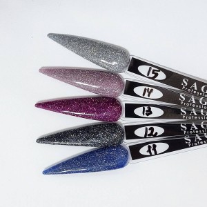 Светоотражающий гель-лак SAGA Fiery Gel №11, 9 мл. Photo 2